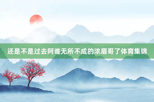 还是不是过去阿谁无所不成的浓眉哥了体育集锦