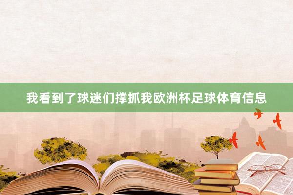我看到了球迷们撑抓我欧洲杯足球体育信息