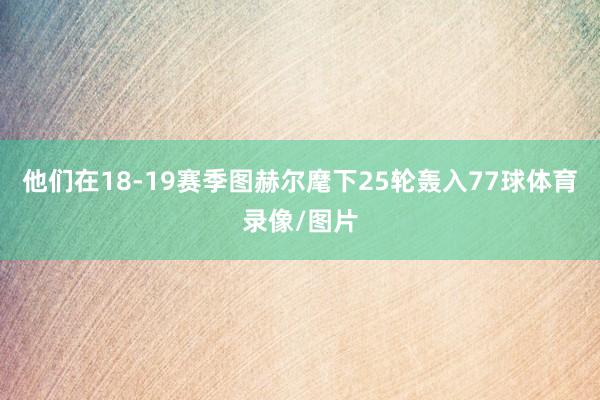 他们在18-19赛季图赫尔麾下25轮轰入77球体育录像/图片