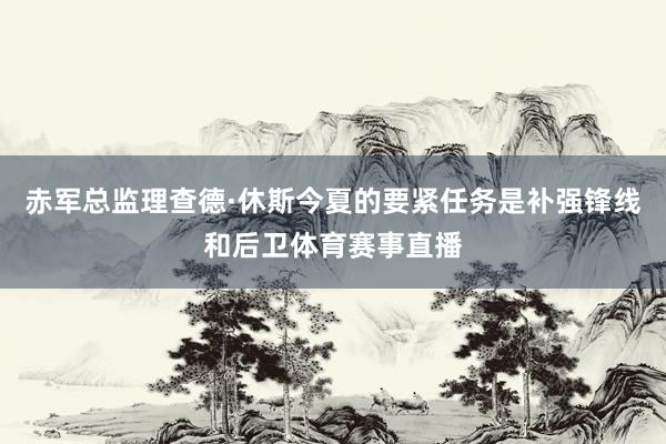 赤军总监理查德·休斯今夏的要紧任务是补强锋线和后卫体育赛事直播