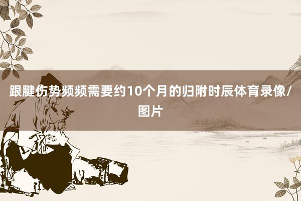 跟腱伤势频频需要约10个月的归附时辰体育录像/图片