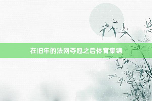 在旧年的法网夺冠之后体育集锦