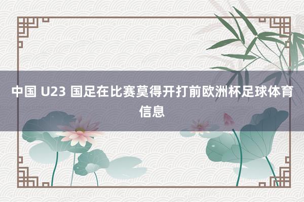 中国 U23 国足在比赛莫得开打前欧洲杯足球体育信息
