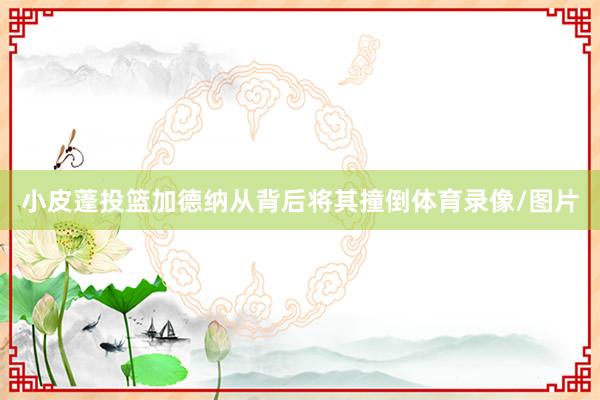 小皮蓬投篮加德纳从背后将其撞倒体育录像/图片