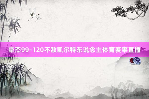 豪杰99-120不敌凯尔特东说念主体育赛事直播