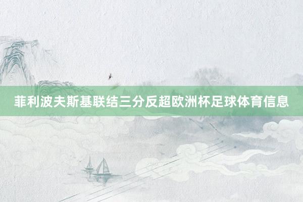 菲利波夫斯基联结三分反超欧洲杯足球体育信息