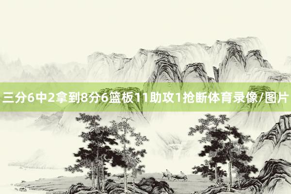 三分6中2拿到8分6篮板11助攻1抢断体育录像/图片