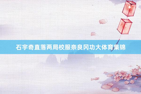 石宇奇直落两局校服奈良冈功大体育集锦