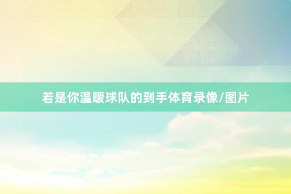 若是你温暖球队的到手体育录像/图片
