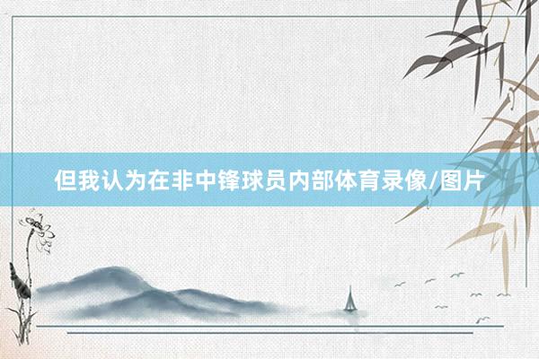 但我认为在非中锋球员内部体育录像/图片