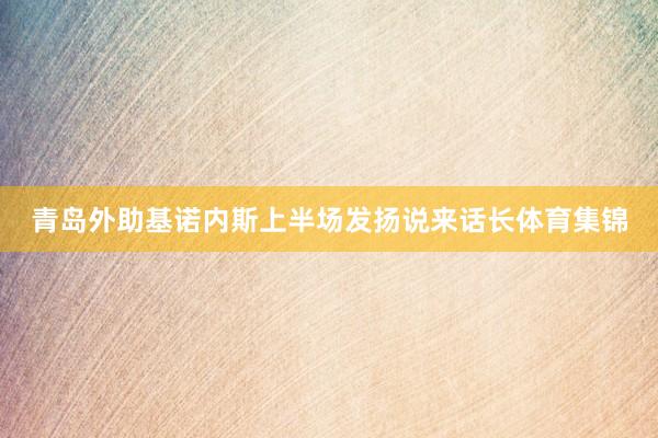 青岛外助基诺内斯上半场发扬说来话长体育集锦