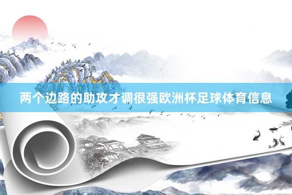 两个边路的助攻才调很强欧洲杯足球体育信息