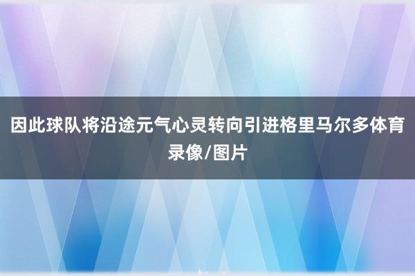 因此球队将沿途元气心灵转向引进格里马尔多体育录像/图片