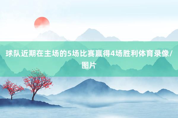 球队近期在主场的5场比赛赢得4场胜利体育录像/图片